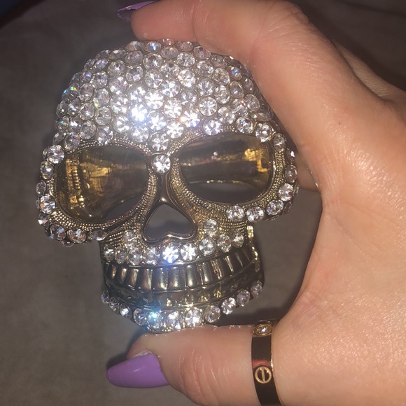 Gold plated bracelet. Unique piece. Skull π - Picture 9 of 9